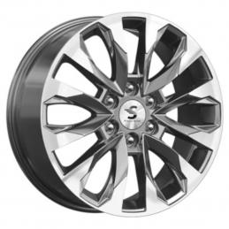 КиК КР007 (20_Haval H9) 8x20 PCD6x139.7 ET42 DIA 75.1  Diamond gloss graphite